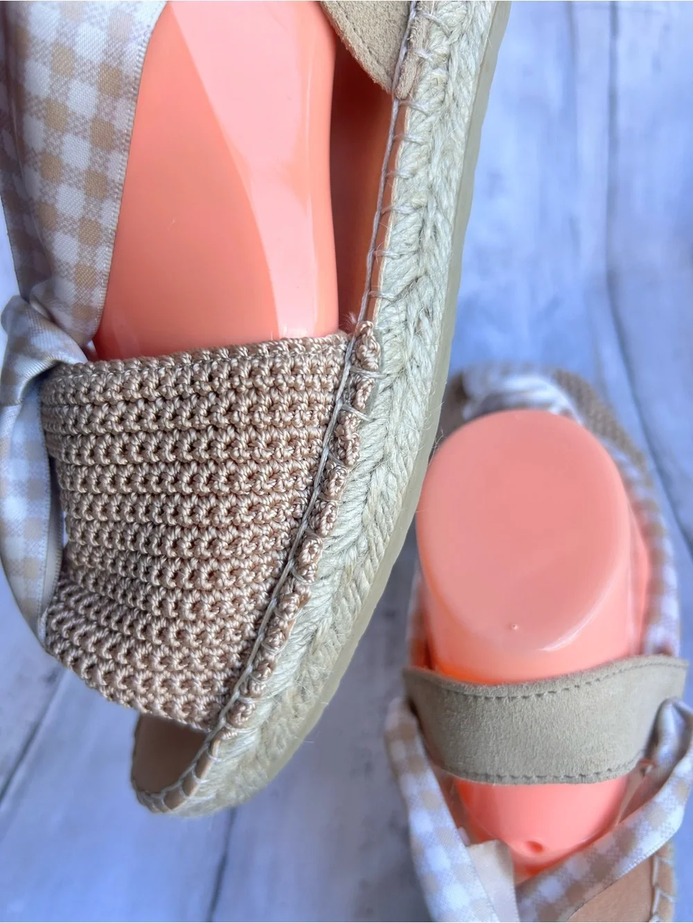 a Free People lace-up espadrille sandal